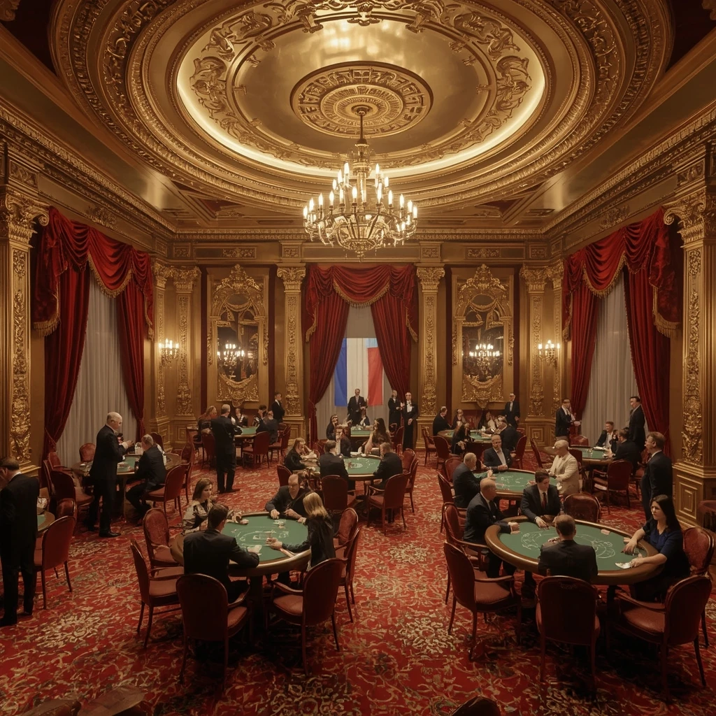 El casino y la bandera de Chile CASINO VERDE